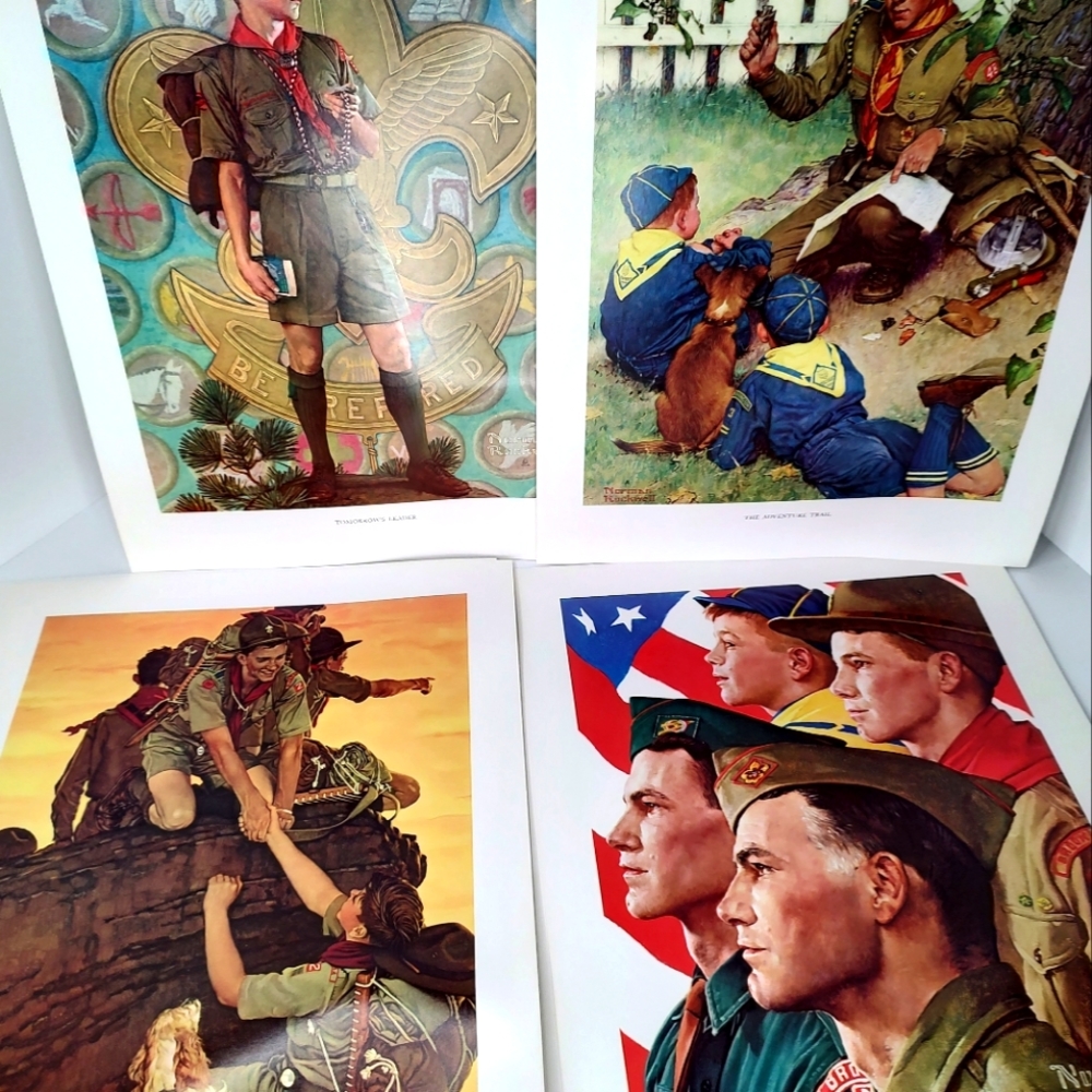 Scouting Through The Eyes Of Norman Rockwell Series 3001